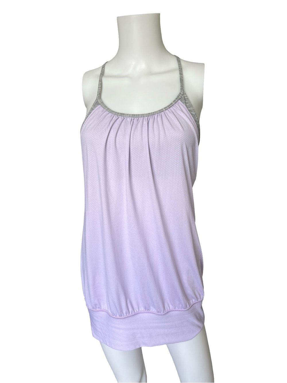 Lululemon No Limits Tank Pretty Purple Racerback Shelf Bra Womens Size 6